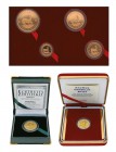 23 Goldmünzen alle Welt. Dabei Südafrika Krügerrand Prestige Set 2001 in 
polierter Platte sowie 1/4 Unze 2000 Natura Antilope in polierter Platte. Da...