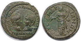 Römische Münzen, MÜNZEN DER RÖMISCHEN KAISERZEIT. Thrakien, Mesembria. Gordianus III. Pius und Tranquillina. Ae 27, 238-244 n. Chr. (10,71 g. 26 mm) V...