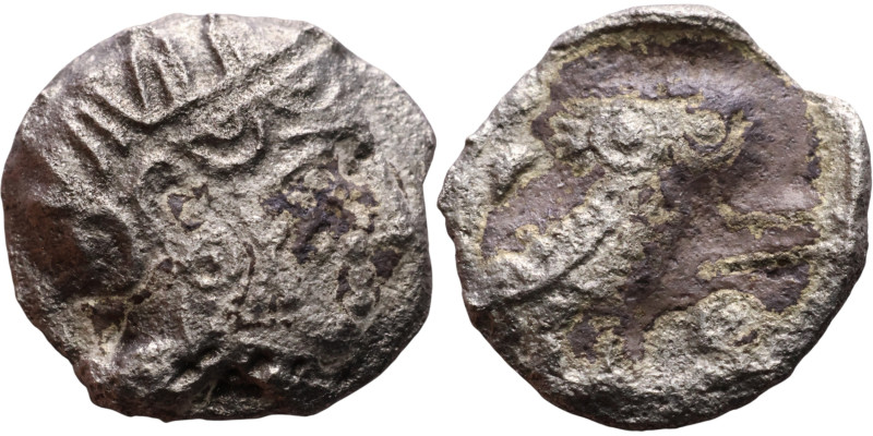 ATTICA, Athens. Circa 454-404 BC. Silver coin Obverse: Head of Athena right, wit...