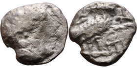 ATTICA, Athens. Circa 454-404 BC. Silver coin Obverse: Head of Athena right, with frontal eye, wearing earring, necklace, and crested Attic helmet Rev...