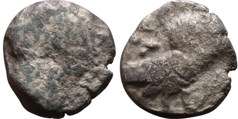 ATTICA, Athens. Circa 454-404 BC. Silver coin Obverse: Head of Athena right, wit...