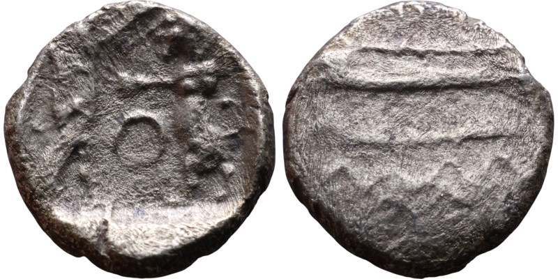 PHOENICIA: Sidon (4th century) Ar Obol Obverse: Galley l.; legend in Phoenician,...