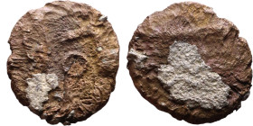 PHOENICIA: Sidon (4th century) Ar Obol Obverse: Galley l.; legend in Phoenician, Reverse. Persian king battling lion