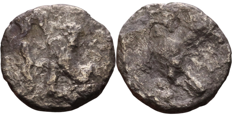 Greek Silver coin. (IV-I century BC)

8mm 0,32g