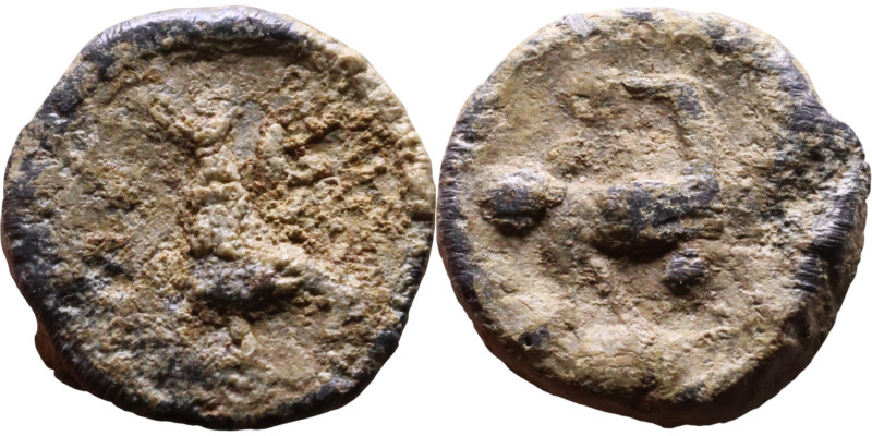 Greek Silver coin. (IV-I century BC)

12mm 2,04g