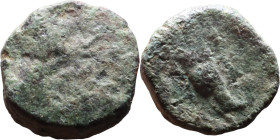 Greek bronze coin. (IV-I century BC)