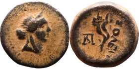 Greek bronze coin. (IV-I century BC)
