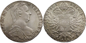 1780  Maria Theresa Thaler Official Re-Strike