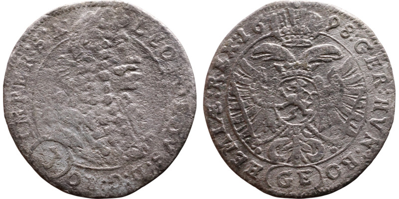 Austria – 3 Kreuzer – 1698

19mm 1,17g