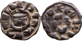 Italy: Lucca 1039-1125. Denari. Obverse: INPERATOR/ Monogram. Reverse: ENRICVS