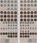 Australien: Tolle Sammlung Australischer Münzen ab ca. 1911 - 1964. Dabei Silbermünzen wie Florin, Shilling oder Sixpence und Threepence, auch ein Cro...