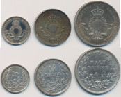 Britisch Ostafrika: Mombasa, Imperial British East Africa Company: ½ Rupee, 1/4 Rupee und 2 Annas 1890. KM# 4, 3 und 2. Kleine Kratzer, sehr schön - v...
