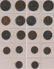 Indien: East India Company, Bombay Presidency: Lot 9 diverse Pice Münzen 1791-1794 aus Kupfer, schön - sehr schön.
 [differenzbesteuert]
Gebotslos, ...