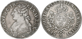 Frankreich: Louis XVI. 1774-1793: Ecu aux rameaux d'olivier / mit Olivenzweig 1787 R / Orleans. Gadoury 356, Davenport 1334, Duplessy 1708. 28,89g. Ju...