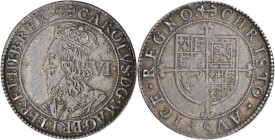 Großbritannien: Charles I. 1625-1649: 6 Pence ND (1638/1639) Münzzeichen Anker. 3,04 g. KM# 180, Seaby 2860. Sehr schön+.
 [differenzbesteuert]