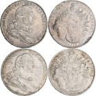 Altdeutschland und RDR bis 1800: Bayern, Karl Theodor 1777-1799: Taler 1778 (Madonnentaler). 28,06 g. Davenport 1963. Dabei noch 1778 A - Amberg (Dav....