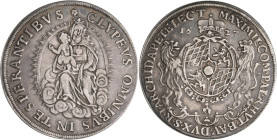 Altdeutschland und RDR bis 1800: Bayern, Maximilian I. 1598-1651: ½ Taler (Reichstaler, Madonna) 1627. 14,58 g. Hahn 104. Feine Tönung, fast vorzüglic...