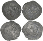 Altdeutschland und RDR bis 1800: Brandenburg-Franken, Friedrich V. allein, 1361-1397: Lot 10 Stück, Einseitiger Pfennig o.J., Bayreuther Schild zwisch...