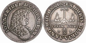 Altdeutschland und RDR bis 1800: Braunschweig-Calenberg-Hannover, Johann Friedrich 1665-1679: 2/3 Taler 1679 (MDCLXXIX) HB Clausthal. 14,73 g. Davenpo...