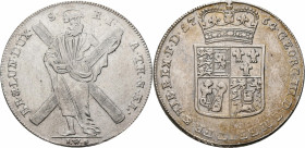 Altdeutschland und RDR bis 1800: Braunschweig-Calenberg-Hannover, Georg III. 1760-1820: Taler 1764 IWS, Clausthal, Ausbeute der Grube St. Andreas, 29,...