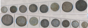 Altdeutschland und RDR bis 1800: Braunschweig-Calenberg-Hannover, Lot mit 8 Silber-Kleinmünzen.
 [differenzbesteuert]
