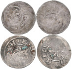 Altdeutschland und RDR bis 1800: Coburg, Stadt, Fränkische Münzvereinigung von 1395-1397: 10 x Pfennig o.J., Coburg. Kopf nach links Löwe Steinhilber ...
