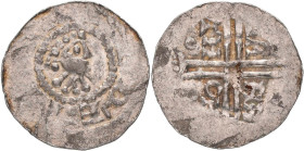 Altdeutschland und RDR bis 1800: Emden, Hermann von Kalvelage 1020 - 1051: AR-Denar o.J., Emden, Brustbild nach rechts / Doppelfadenkreuz, in den Wink...