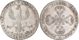 Altdeutschland und RDR bis 1800: Frankfurt: Taler 1764 (Konventionstaler). Adler Verziertes Kreuz. 28,08 g. Davenport 2223, Joseph/Fellner 831. Justie...
