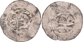 Altdeutschland und RDR bis 1800: Jever, Hzgl.-billungische Mzst., Ordulf 1062-1074: Denar o.J., Av.: Gekrönter Kopf von vorne. Rv.: Kreuz mit Punkten ...