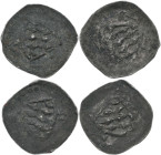 Altdeutschland und RDR bis 1800: Pfalz-Oberpfalz, Ruprecht I. bis Ruprecht III. 1390-1398 bis 1398-1410: Lot 10 Stück, einseitige Pfennige fränkischer...