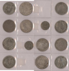 Altdeutschland und RDR bis 1800: Preußen: Lot 7 Silbermünzen, Taler 1751 B, 1784 A, 1786 A, 1791 A, 1791 B, 1797 A und 4 Groschen 1801, schön - sehr s...