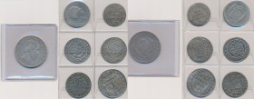 Altdeutschland und RDR bis 1800: Sachsen: Lot 7 Stück, 2 x 1/24 Taler (Groschen) 1623, 1/12 Taler 1694, 1/12 Taler 1763 1/24 Taler 1763, 1/6 Taler 184...