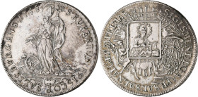 Altdeutschland und RDR bis 1800: Salzburg, Sigismund III. von Schrattenbach 1753-1771: Taler / Konventionstaler 1758. 28,03 g. Davenport 1250, Zöttl 2...