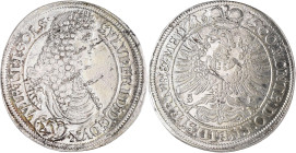 Altdeutschland und RDR bis 1800: Württemberg-Öls, Sylvius Friedrich 1664-1697: 15 Kreuzer 1675, 5,93 g, Raff 26, Ebner 29, Walzenprägung, kleine Schrö...