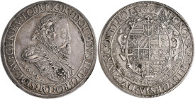 Haus Habsburg: Rudolph II. 1576-1612: Doppeltaler 1604, Hall. Brustbild nach rechts, RVDOLPHVS II D G RO IM SEM AV GER HV BO REX Wappenschild. 57,38 g...