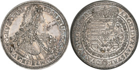 Haus Habsburg: Joseph I. 1705-1711: ½ Taler o. J., Hall, 14,36 g, Moser/Tursky 815, Herinek 159, Walzenprägung, sehr schön - vorzüglich.
 [differenzb...