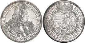 Haus Habsburg: Joseph I. 1705-1711: ½ Taler o. J., Hall, 14,36 g, Moser/Tursky 815, Herinek 159, Walzenprägung, vorzüglich.
 [differenzbesteuert]