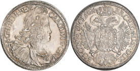 Haus Habsburg: Karl VI. 1711-1740: ½ Taler 1724, Hall, 14,2 g, Herinek 486, sehr schön - vorzüglich.
 [differenzbesteuert]