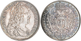 Haus Habsburg: Karl VI. 1711-1740: 1/4 Taler 1740, Hall, 7,3 g, Herinek 588, schöne Patina, vorzüglich.
 [differenzbesteuert]