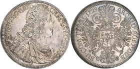 Haus Habsburg: Karl VI. 1711-1740: Reichstaler 1729, Hall, 28,4 g, Davenport 1054, sehr schön - vorzüglich.
 [differenzbesteuert]