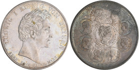 Bayern: Ludwig I. 1825-1848: Geschichtstaler 1828, Segen des Himmels. AKS 121, Jaeger 37, winzige Kratzer, feine Patina, vorzüglich - Stempelglanz.
 ...