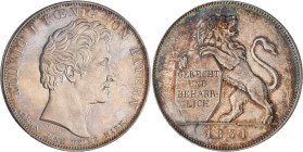 Bayern: Ludwig I. 1825-1848: Geschichtstaler 1831, GERECHT UND BEHARRLICH. AKS 126, Jaeger 41. Kratzer, Patina, sehr schön - vorzüglich.
 [differenzb...