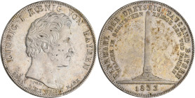 Bayern: Ludwig I. 1825-1848: Geschichtstaler 1833, Kriegerdenkmal. AKS 129, Jaeger 44. Kleine Kratzer, sehr schön - vorzüglich.
 [differenzbesteuert]...