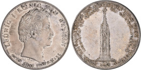 Bayern: Ludwig I. 1825-1848: Geschichtstaler 1835, Denkmal in Aibling. AKS 134, Jaeger 49, Kratzer, sehr schön - vorzüglich.
 [differenzbesteuert]