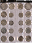 Bayern: Ludwig I. 1825-1848: Lot 11 Stück, Doppelgulden 1848, 1 Gulden 1840 (2x), 1841, 1842, 1848, 1/2 Gulden 1838, 1843, 1845, 1846, 1848, sehr schö...