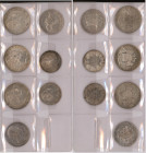 Bayern: Maximilian II. Joseph 1848-1864: Lot 8 Stück, Doppelgulden 1852, 1853, 1854 / Vereinstaler 1862, 1864 / Gulden 1850, 1853, 1855 / AKS 149, 150...