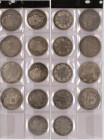 Bayern: Ludwig II. 1864-1886: Lot 9 Stück, Vereinstaler 1865, 1866, 1871 (Signatur J. Ries) / Siegestaler 1871 / 1 Gulden 1864, 1867, 1868 (2x), 1870 ...