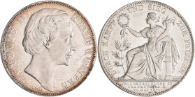 Bayern: Ludwig II. 1864-1886: Taler 1871 (Siegestaler), auf den Sieg über Frankreich. AKS 188, Jaeger 110, Thun 107, Kahnt 132. Hübsche Tönung, vorzüg...