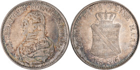 Sachsen: Friedrich August I. 1806-1827: Taler 1826 S (Konventionstaler). AKS 30, Jaeger 41. Kratzer, feine Tönung, sehr schön+.
 [differenzbesteuert]...