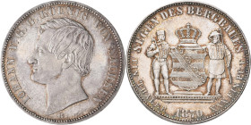 Sachsen: Johann 1854-1873: Ausbeutetaler 1870 B, AKS 135, Jaeger 127, winzige Kratzer, vorzüglich.
 [differenzbesteuert]